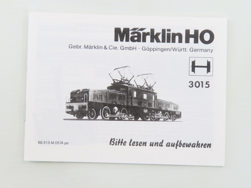 Marklin 3015 krokodil - 3015, replica