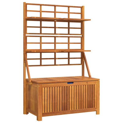 Truhe mit rankgitter 99x50x160 - truhe,