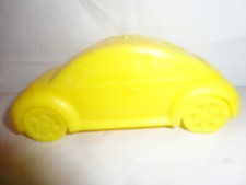 VW Recycling Stifthalter - VW BEETLE - gelb - Schreibtisch Deko Figur Auto