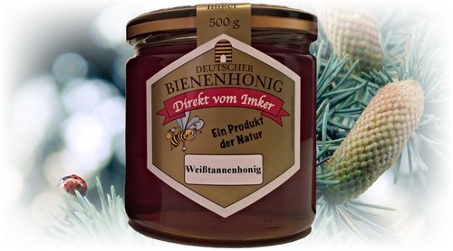 Weißtannenhonig glas 500g - weißtannenhonig,