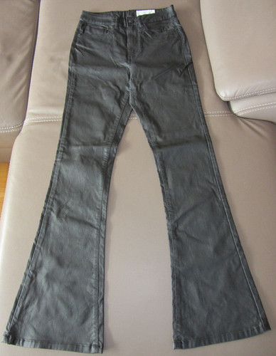 Hose jeans schwarz glanz noisy - hose,