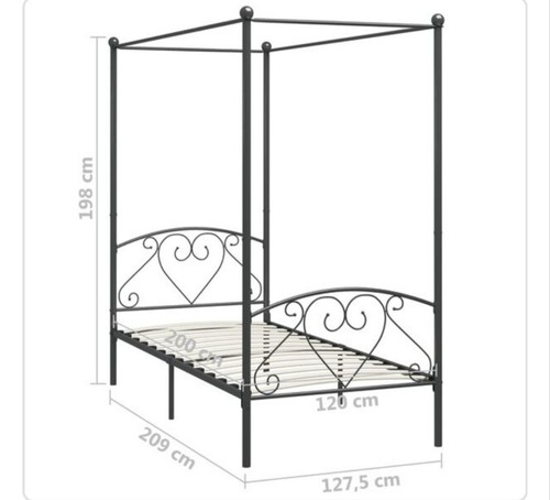 Metall himmelbett breit - himmelbett,