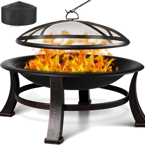 Feuerschale mit funkenschutz - mit,