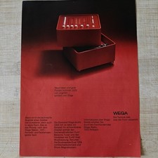 Wega Stereo 1971 Vintage Adv