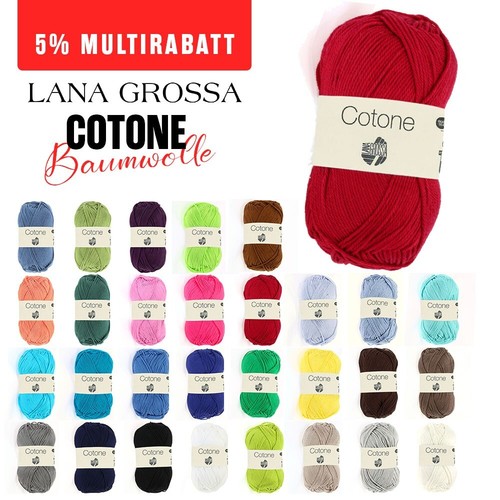 50g lana grossa cotone 100 - cotone, 100%
