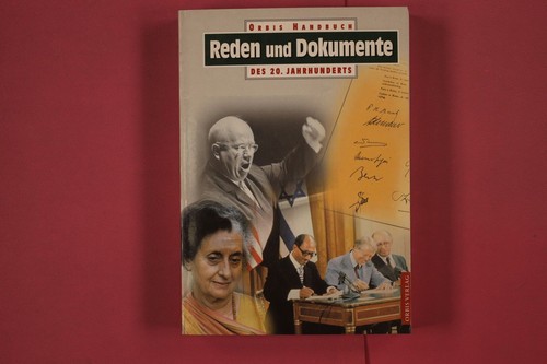 311400 reden und dokumente - und, des
