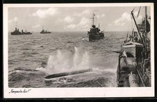 Torpedoboot zerstörer im - ak, torpedoboot-zerstörer
