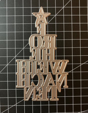 Stanzschablone Frohe Weihnachten - Neu