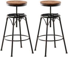 2er Set Barhocker Beam Holz