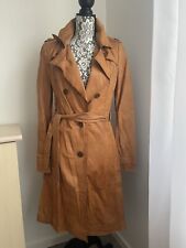 Drykorn Ledermantel Cognac Gr 38 Weiches Fließendes Leder