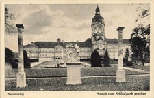 AK Neustrelitz Schloss Schlosspark Mecklenburg-Vorpommern 1941 Postkarte