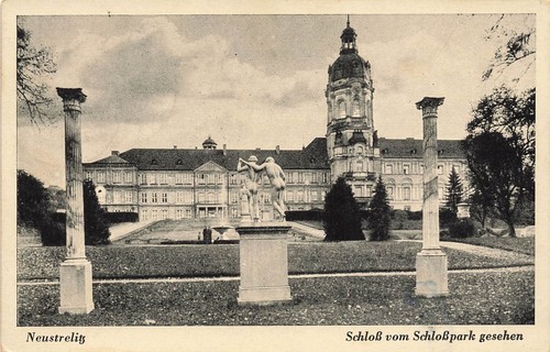 Neustrelitz schloss - ak,