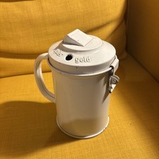 Alte Metal Sammelbüchse WESCO Spendendose Volkssolidarität WHW Germany