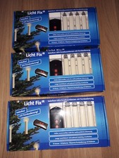 3 x 10 kabellose LED-Christbaumkerzen mit Fernbedienung