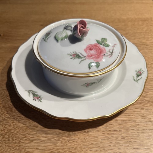 Meissen butterdose deckeldose - meissen,