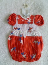 Puppenkleidung alt unbespielt Spielanzug Celluloid Masse Porzellanpuppe ca.40 cm