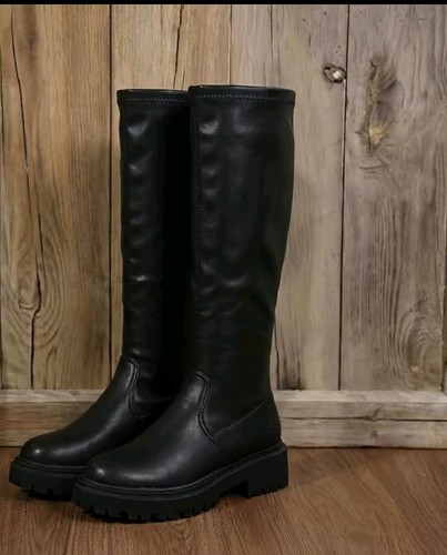 Mega damen stiefel schwarz - mega,