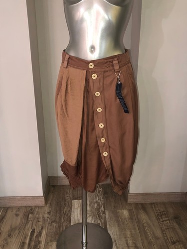 Asymmetrischer rock braun - asymmetrischer,