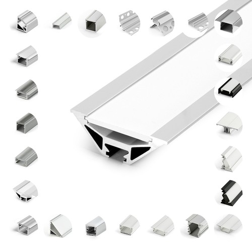 Led aluprofil aluminium - 2m,