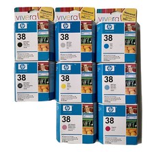 Original Tinte HP Photosmart Pro B9180 B8850 / Nr. 38 C9412A -C9419A Cartridges