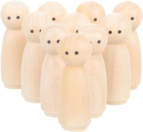 Stück holzfiguren zum diy - 10,