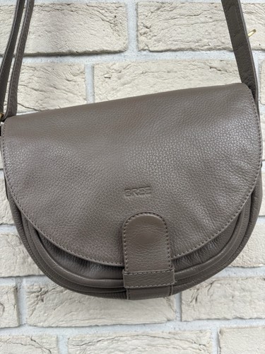 Bree lady top leder - bag, taupe