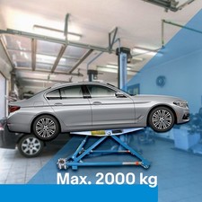 Kipphebebühne Kurzhub Wagenheber Mobile Werkstatt PKW Lift 2000kg Blau BITUXX