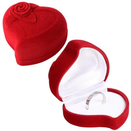 Herz rose ring etui box - herz,
