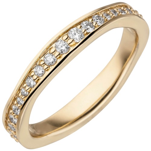Memory ring aus 585 - 585, gold