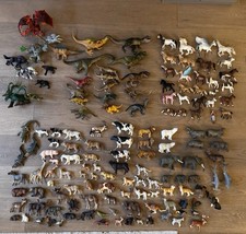 Schleich Konvolut 145 Stück Pferde Dinosaurier Einhorn Eldrador Bauernhof  etc