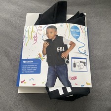 Kinder Kostüm FBI Gr. 122/128
