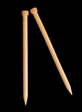 Stricknadeln - Größe 20 XL | Buchenholz | extra dicke Nadeln