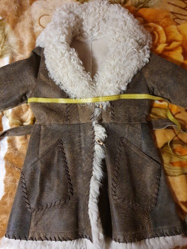 Winter leder mantel mit - winter,