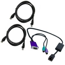 DELL 0FG696 VGA RJ-45 Ps/2 0RF511 Kabel Switch KVM Pod Sip Neu