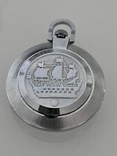 TASCHENUHR  MECHANISCH POCKET WATCH Segelschiff Läuft 1-16