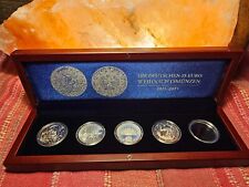 4x25 € .999Ag Euro 25 € Münzen  Weihnachten+Münzetui+5 Kapseln 88 G reinesSilber