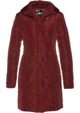 FRAUEN STEPP MÄNTEL JACKEN RUBINROT NEU! Gr 36 38 40 42 44 46 48 50 52 54 MANTEL