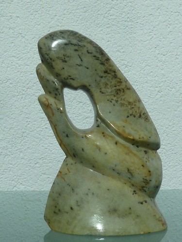 Skulptur aus speckstein - aus,