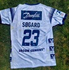 Ungewaschenes Matchworn-Trikot Goran Sögard Johannessen, SG Flensburg-Handewitt