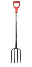Spatengabel Metallstiel