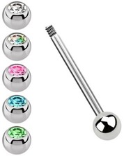 SET Zungenpiercing Stab