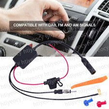 DAB-Antenne Auto Splitter Verstärker SMB DIN DAB+ FM AMAdapter Radio Autoantenne