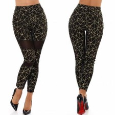 Damen Glitzer Leggings
