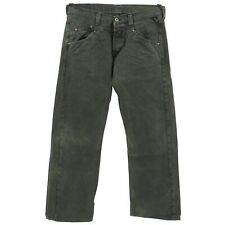 #5209 REPLAY Herren Jeans Hose 973 Denim ohne Stretch schwarz grün 33/30