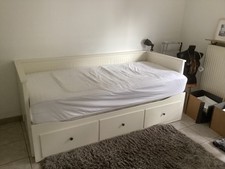 Ikea Hemnes Bett weiss mit 3