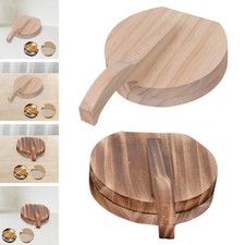 Holz Tortilla Presse Arbeitssparend Teigpresse für Pizza Ravioli Kekse