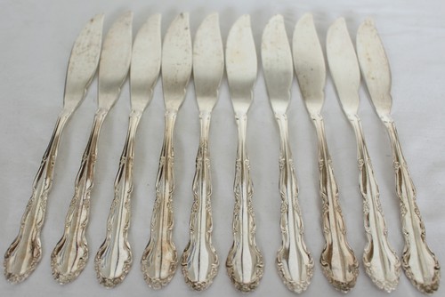 Zehn schöne alte - zehn, fischmesser