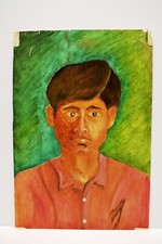 Vintage Wasser Farbe Malerei