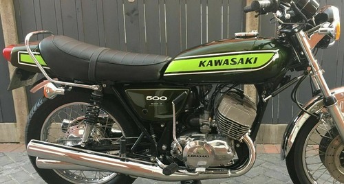 1975 kawasaki 500 - kawasaki, tank