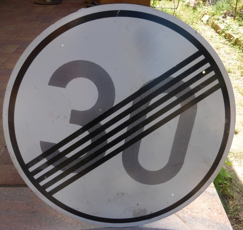 Altes verkehrsschild schild - altes,